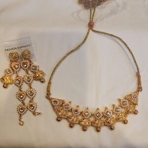 Indian Gold Necklace Set